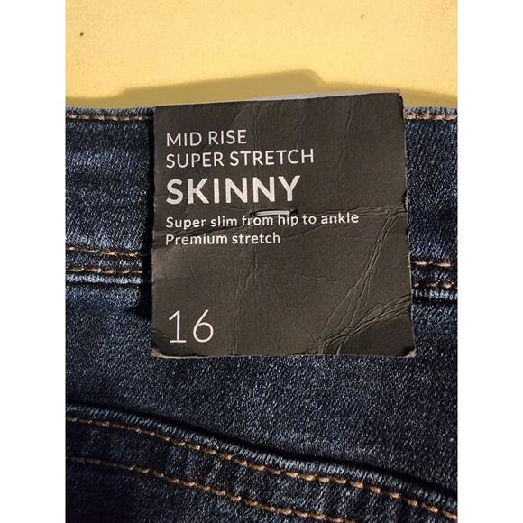 NWT Lane Bryant mid-rise super stretch skinny ‎ jeans Size 16 - Picture 4 of 5